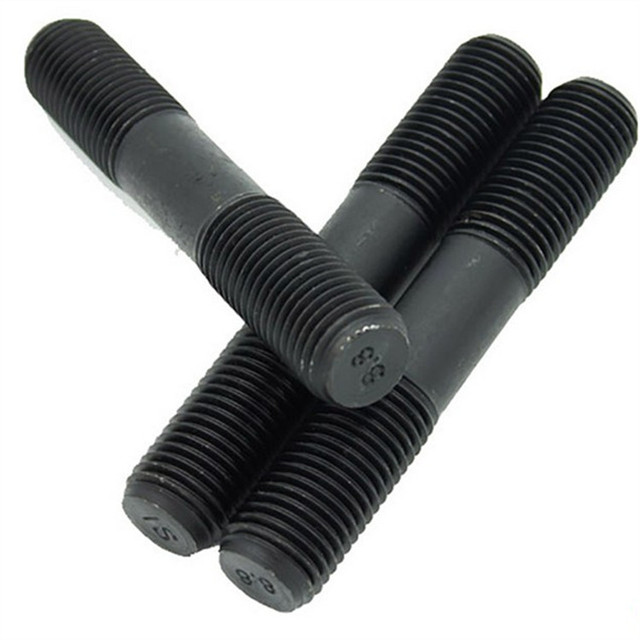 ASTM A193/A194 A320 L7 A193 B7 B8 B16 B16M Din 938 S32760 C276 904l Stainless Steel Black Double End Insert Bolt Stud Bolts