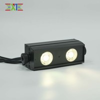 XJ 2*50W RGBW 4in1 LED Blinder COB Stage Effect Light pour DJ Party Concerts Bars émettant une couleur blanche et blanche chaude