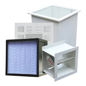 Industrial Hotel Factory Hospital Cleanroom Dop Hepa Box Filter Hepa Air Supply Unit Box For Hepa Air Filters