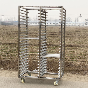 Chariot à plateaux en acier inoxydable 201 304 316 sur mesure pour la cuisson, le séchage et le refroidissement - Product Image 3