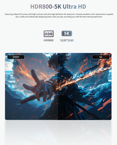 หน้าจอสำหรับเล่นเกม5K2K QLED สีดำขนาด40นิ้วความละเอียด120Hz 1ms HDR800ตอบสนอง100% DC-IP3 99% <span class=keywords><strong>dp</strong></span>/ce/rohs/fcc - Product Image 3
