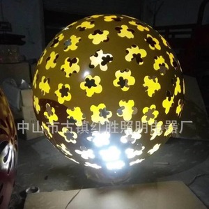 Stainless Steel <b>Ball</b> Lamp <b>Led</b> Landscape Lighting Garden Decorative Light Outdoor Illumination - Product Image 5