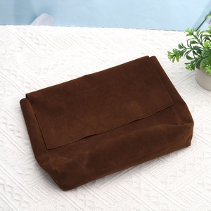 Custom Screen Printing Faux Suede Envelope Jewelry Perfume <b>Purse</b> Packaging Bag Luxury Velvet Envelope Gift Dust Pouch - Product Image 4