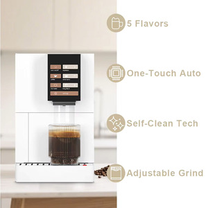 New Design Touch Screen <b>Coffee</b> Maker <b>Fully</b> <b>Automatic</b> <b>Machine</b> Espresso Macchiato Cappuccino for Home Office Use Office Appliance - Product Image 3