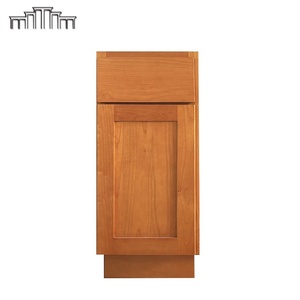 Precio DE FÁBRICA DE China Vietnam, venta al por mayor, acabado de pintura en aerosol blanco moderno, puerta de coctelera de madera, armarios de cocina con cajón de panel plano - Product Image 3