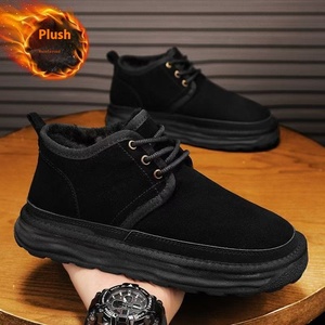 2026 nuovi KJ scarpe da neve da <span class=keywords><strong>uomo</strong></span> autunno inverno scarpe da lavoro Casual in cotone metà Top calde e foderate in pile integrate in pelle - Product Image 3