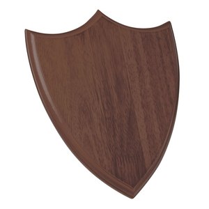 Targa in Noce 200X250X15mm, Insegna da Parete in Legno - Product Image 1