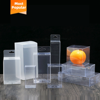 Boîte en plastique transparente personnalisable, peut être personnalisée, boîte en plastique PET pour emballage de jouets suspendus, figurines, artisanat, cadeaux