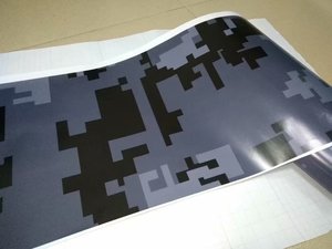 TSAUTOP Chất Lượng Hàng Đầu <span class=keywords><strong>Matte</strong></span>/Glossy Phổ Biến Tối Ngụy Trang Màu Xám Xe Stickers Cho Xe Hơi Vinyl Gói - Product Image 3