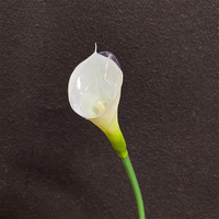 Bunga Calla Lily Buatan PU Real Touch H810, Tangkai Panjang, untuk Buket Pernikahan, Dekorasi Rumah & Acara