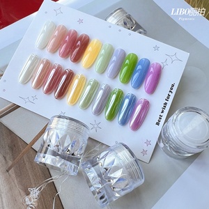 Hot-Selling Ice Transparent Crystal Powder Coating Smooth Powder Nail Art Salon Clear Pigment - Product Image 2