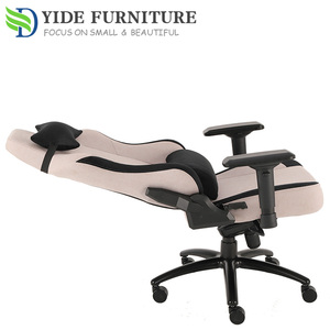 Silla Gamer Argentina de <span class=keywords><strong>Tela</strong></span> Blanca Cremosa Barata de Perú, la Mejor Silla para Gamers en Oferta - Product Image 6