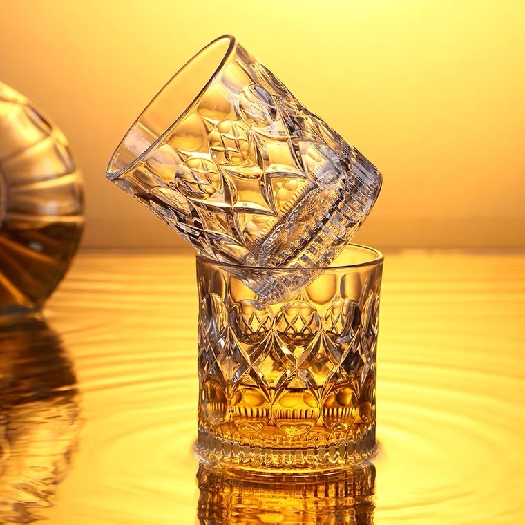 Machine pressure 10oz Soda-lime glasses Glassware 300ml lead-free whiskey glass
