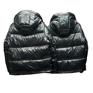 Chaqueta de Invierno para Hombre, Diseño Personalizado al por Mayor, Chaqueta Acolchada Gruesa, Brillante y Transpirable de Alta Calidad, con Mariposa Desmontable - Product Image 2