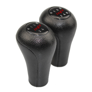 Pommeau de levier de vitesse BMW 5 ou 6 vitesses en cuir noir ergonomique avec logo personnalisé - Product Image 2