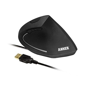 Chuột Quang Công thái học dọc <span class=keywords><strong>Anker</strong></span> chuột văn phòng không dây thiết kế công thái học màu đen với chuột thu không dây 2.4G - Product Image 3