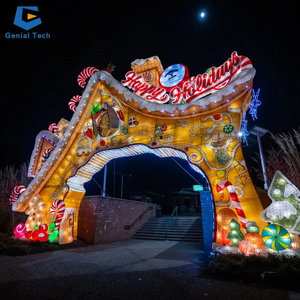SGL193 Luci Magiche Invernali, Esposizione del Festival delle Lanterne di Zigong, Lanterna a Tema Famiglia di Pinguini LED - Product Image 4