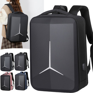 Hard Shell Laptop <b>Backpack</b> 14 Inches Business Travel Universal Men Women School <b>Computer</b> Bag Gray Blue Black Pink - Product Image 1