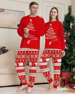 2022 Latest Christmas Pajamas Women Funny Family <strong>Pyjamas</strong> Custom Printing Red Christmas <strong>Pyjamas</strong> - Product Image 2