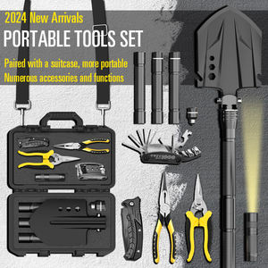 Tragbares Werkzeugkasten-Set multifunktionale taktische Kampfsaufnahme Überleben Klappschaufel - Product Image 6