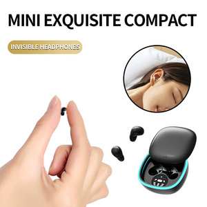Écouteurs TWS ultra-petits 3 mm, Bluetooth 5.0, suppression du bruit, intra-auriculaires, sans fil, mini, avec charge Type C, pour le sommeil - Product Image 5