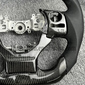 Hot New Product Price Carbon Fiber Perforated Leather Sports for Lexus IS250 IS300 IS350 <b>Car</b> Steering Wheel - Product Image 4