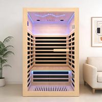 Grafen Uzak Kızılötesi Sauna Odası, Düşük Elektromanyetik Anti-statik Grafen Karbon Isıtma Plakası, 1-2 Kişilik Sauna Odası