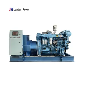 Meeres-Dieselgenerator offener Typ 200 kW 250 KVA Genset angetrieben von Motor WP10CD264E200 leiser Dieselgenerator