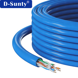 Cable Ethernet CAT6 UTP blindado OEM, PVC sólido, 8 núcleos, conductor CCA, RJ45, 305m (1000 pies) de longitud para aplicaciones de red CCTV - Product Image 5