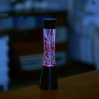 Meilleure vente 16 pouces taille en forme de boule de plasma lampe sensible au toucher LED effets lampe à plasma rougeoyante pour la décoration de fête d'halloween