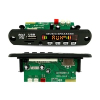 Modul Dekoder Papan Kit Pemutar MP3 Nirkabel BT 5.0 Daya Amplifier Audio DC 7V-16V 2X25W