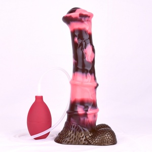 Fantasy Realistic Horse Squirting <b>Dildo</b> With Suction Cup Ejaculation Penis Anal Plug Silicone Sex Toys for Women - Product Image 1