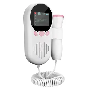 Monitor fetale ad ultrasuoni doppler fetale portatil Baby cardiofrequenzimetro Doppler fetale per donna incinta