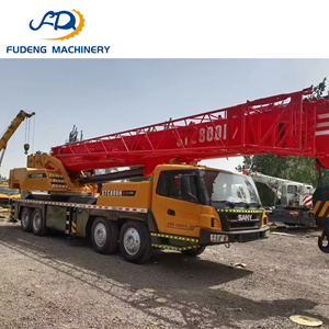 Gru idraulica usata SANY STC800 da 80 tonnellate a basso prezzo, veicolo da ingegneria con capacità di carico di 80 tonnellate, dotata di pompa, cambio e cuscinetti - Product Image 5