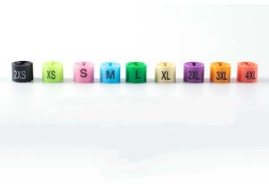 Pennarelli colorati per appendiabiti dimensioni codifica etichette 9 dimensioni colore pennarelli per gancio da 3-5mm diametro - Product Image 4