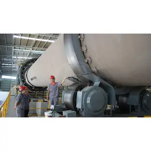 Big Small 200tpd Ceramic Burner Dust Catcher Active Lime Producing Rotary Kiln