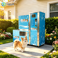 Système de lavage pour chiens avec alarme indicatrice d'entrée de niveau, facile à entretenir sur site, pour centre de soins et installation de bain pour animaux de compagnie