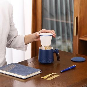 Gifts Luxury Business Printing Notebook Wholesale Hardcover Custom Logo Meeting Book Notebook With Pen Holder Gift Set - Product Image 4