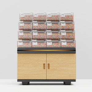 Ecobox nhựa hiển thị đứng gấp bán lẻ kẹo hiển thị tủ đảo hiển thị Kệ sô cô la tủ với kẹo Thùng - Product Image 2