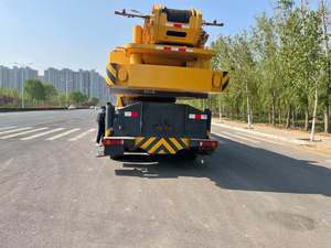 Brazo hidráulico usado 4x4 móvil 100 toneladas Mini grúa Camión grúa montada QY100K Hangfa motor Origen de China a buen precio - Product Image 2