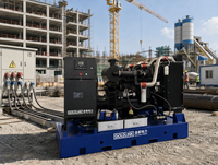 Générateurs diesel Cummins 375 KVA, groupe électrogène diesel à châssis ouvert 300 KW, générateur diesel triphasé à châssis ouvert, certifié CE