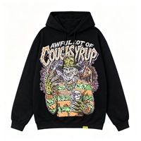 C'est vraiment beaucoup de sirop contre la toux Wolverine European American Celebrity Hip Hop Hoodie