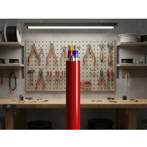 2코어 0.15mm 화재 경보기용 내화성/비차폐 300/500V 구리/CCA 전선 (산업용) - Product Image 6