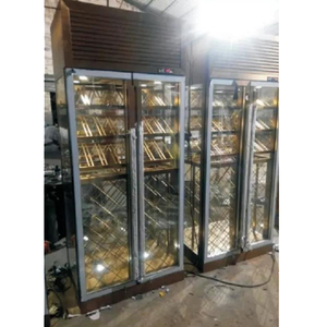 Réfrigérateur à vin encastrable en acier inoxydable bleu, nouveau modèle, pour salon, sur mesure, usage commercial - Product Image 5