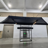 180 degrés auvent voiture toit tente auvent debout libre avec Led 4X4 Camping en plein air rétractable véhicule auvent