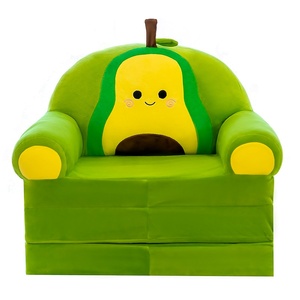 Canapé pliant multicouche pour enfants, motif dessin animé, amovible et lavable, pour aire de lecture de maternelle, avec coussin en peluche mignon - Vente en gros - Product Image 5