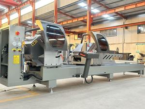 Scie à double tête CNC YBKE 380V 6KW pour fenêtres et portes en aluminium, haute précision, longueur de coupe 370-4200mm - Product Image 3
