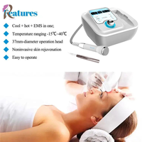 Electroporación Portátil en Oferta, Crioterapia Facial, Martillo Frío y Caliente para la Piel, Desintoxicación Ems, Rejuvenecimiento e Hidratación de la Piel