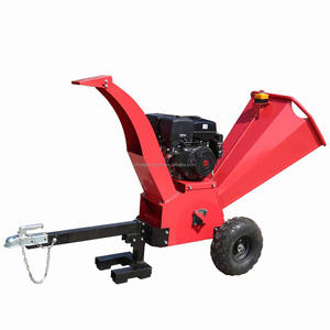Factory Price 3KW Motor 220V Gasoline Engine Branch Crusher Gasoline Engine Small Wood Chipper Wood Crusher - Product Image 2