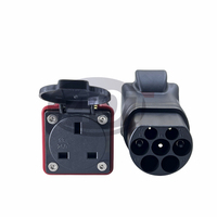 Nouvel adaptateur de charge portable pour véhicules électriques AOTAI, IEC 62196 Type 2 mâle vers prise UK 220V AC, indice de protection IP54, 3,5 kW